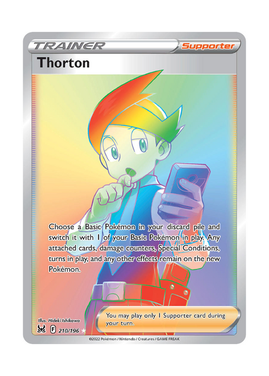 Lost Origin: Thorton Rainbow Rare - 210/196