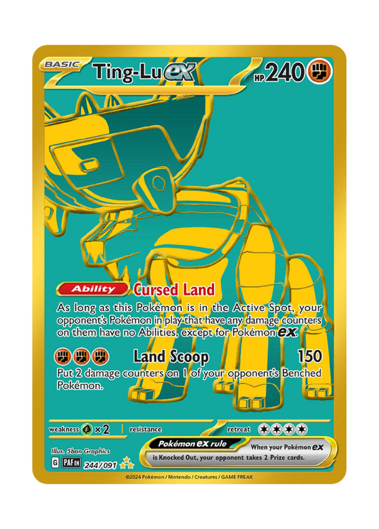 Paldean Fates: Ting-Lu ex Hyper Rare - 244/091