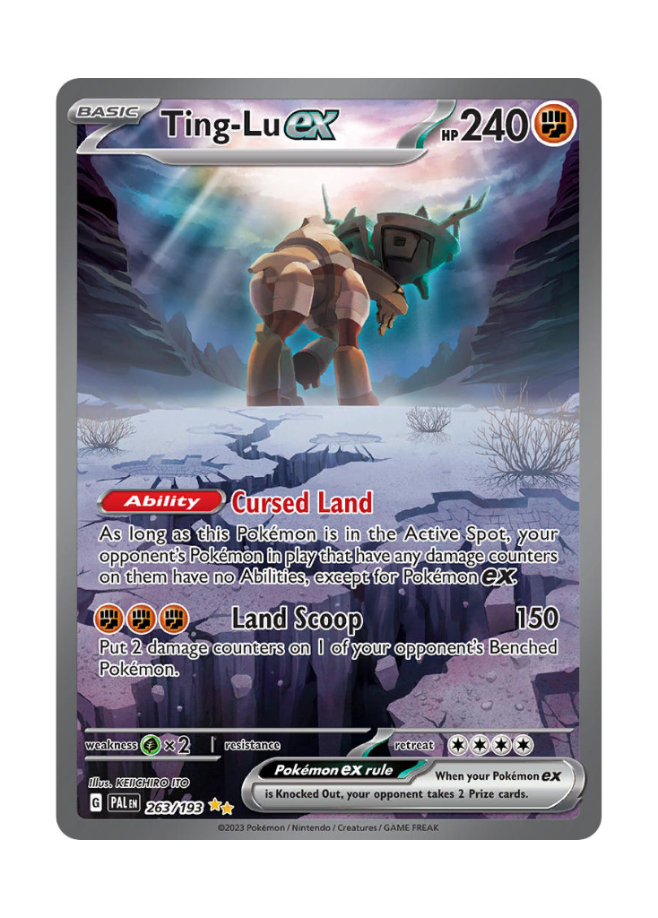 Paldea Evolved: Ting-Lu ex Special Illustration Rare - 263/193