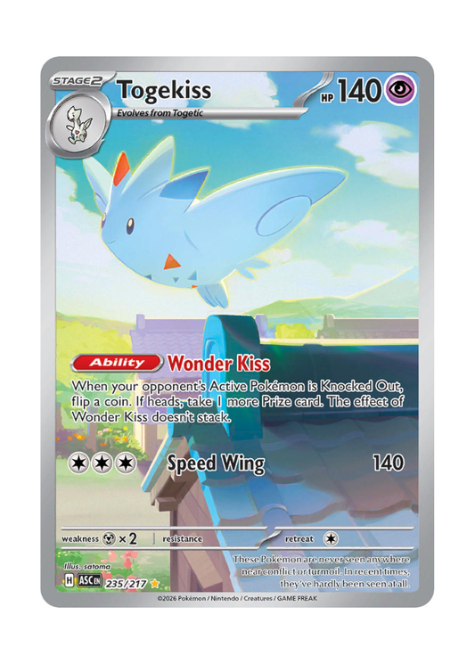 Ascended Heroes: Togekiss Illustration Rare - 235/217