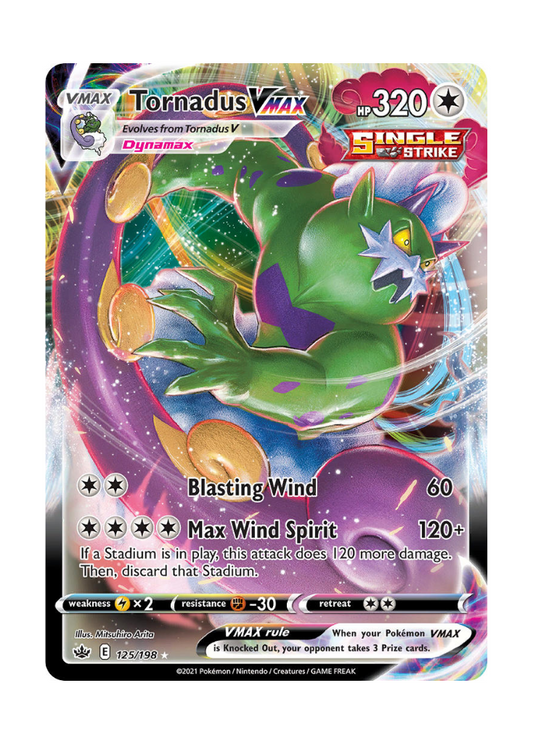 Chilling Reign: Tornadus VMAX Full Art - 125/198