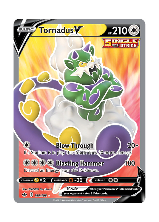 Chilling Reign: Tornadus V Full Art - 184/198