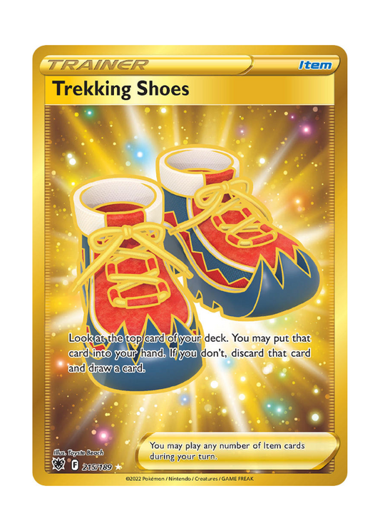 Astral Radiance: Trekking Shoes Secret Rare - 215/189