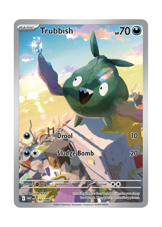 White Flare: Trubbish Illustration Rare - 140/086