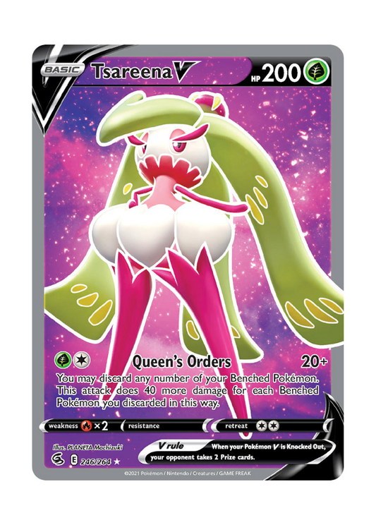 Fusion Strike: Tsareena V Full Art - 246/264
