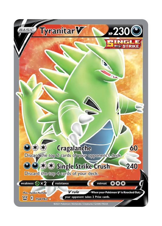 Battle Styles: Tyranitar V Full Art - 154/163