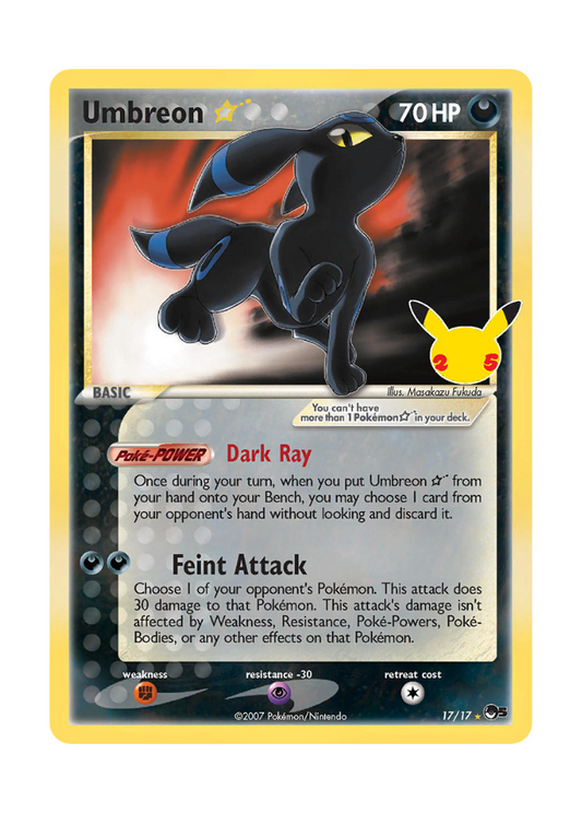 Celebrations: Umbreon Star Classic Collection - 17/17