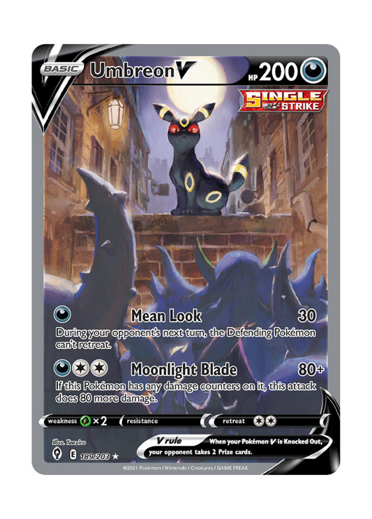 Evolving Skies: Umbreon V Alternate Full Art - 189/203