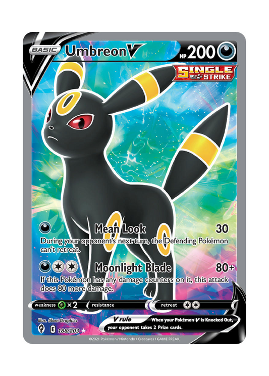 Evolving Skies: Umbreon V Full Art - 188/203