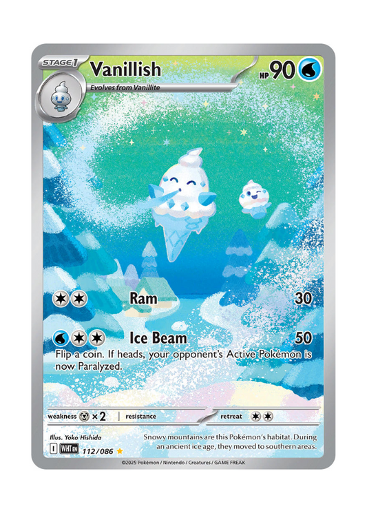 White Flare: Vanillish Illustration Rare - 112/086