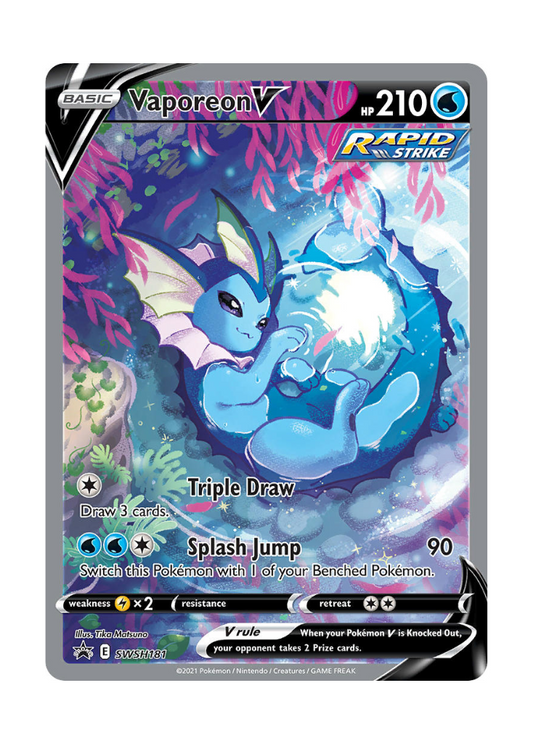 Sword & Shield Promos: Vaporeon V - SWSH181