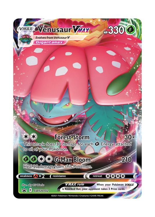 Sword & Shield Promos: Venusaur VMAX - SWSH102