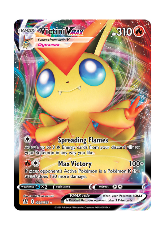 Battle Styles: Victini VMAX Full Art - 022/163