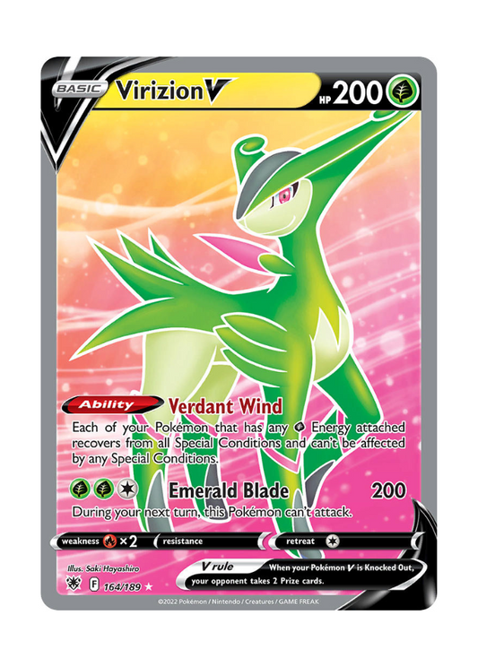 Astral Radiance: Virizion V Full Art - 164/189