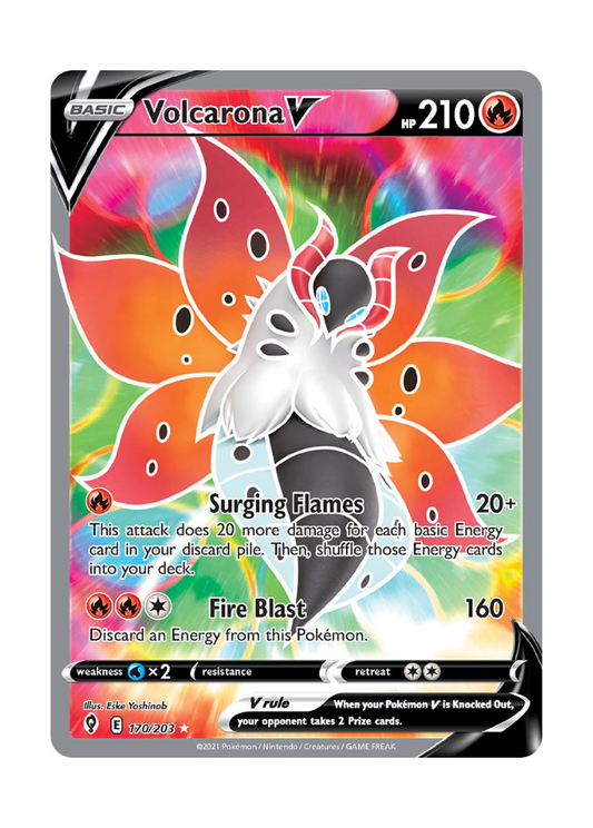 Evolving Skies: Volcarona V Full Art - 170/203