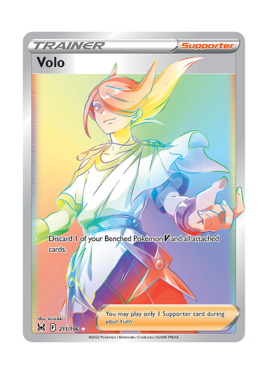 Lost Origin: Volo Rainbow Rare - 211/196