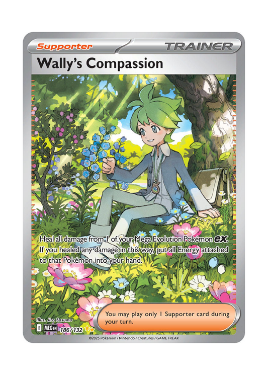 Mega Evolution: Wally's Compassion Special Illustration Rare - 186/132