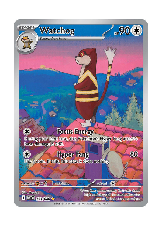 White Flare: Watchog Illustration Rare - 153/086