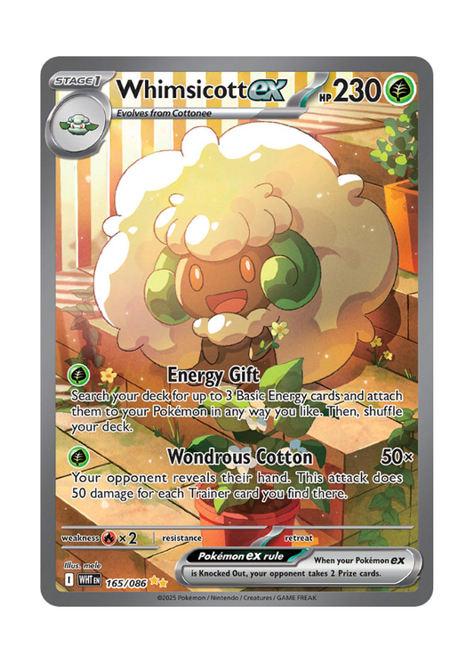 White Flare: Whimsicott ex Special Illustration Rare - 165/086