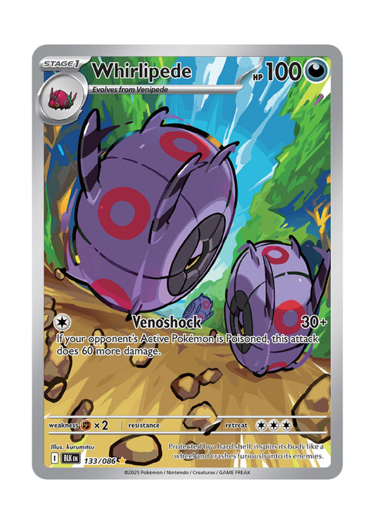 Black Bolt: Whirlipede Illustration Rare - 133/086