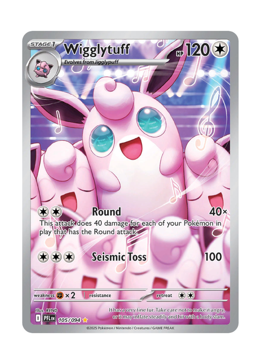 Phantasmal Flames: Wigglytuff Illustration Rare - 105/094