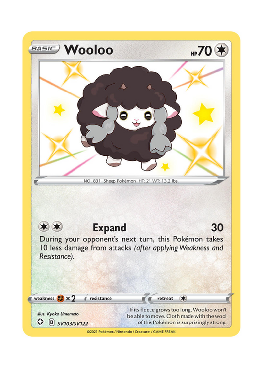 Shining Fates: Wooloo Shiny Rare - SV103/SV122