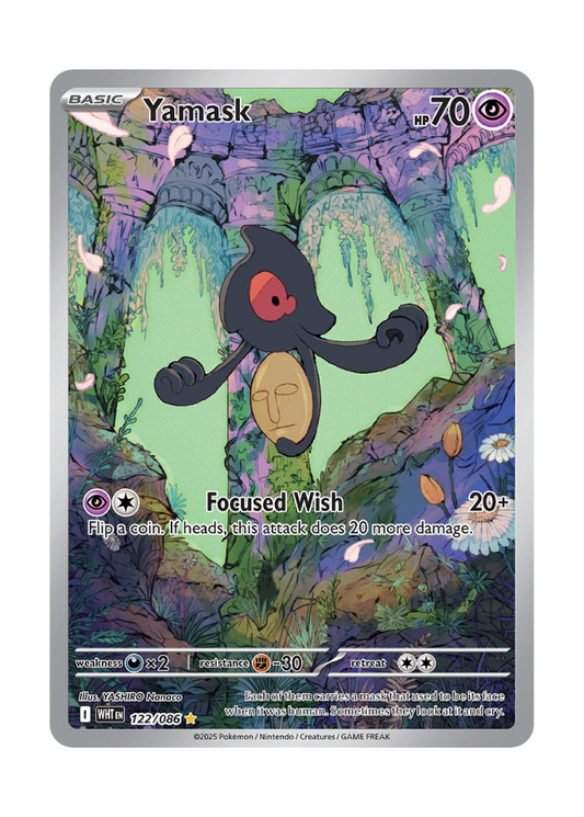 White Flare: Yamask Illustration Rare - 122/086
