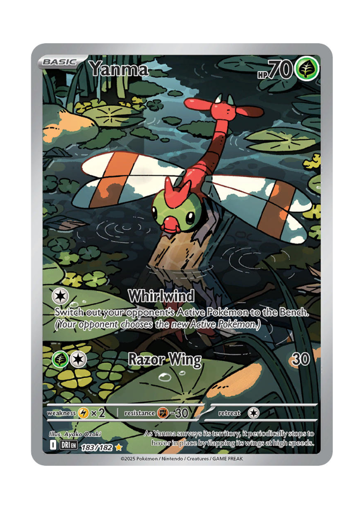 Destined Rivals: Yanma Illustration Rare - 183/182