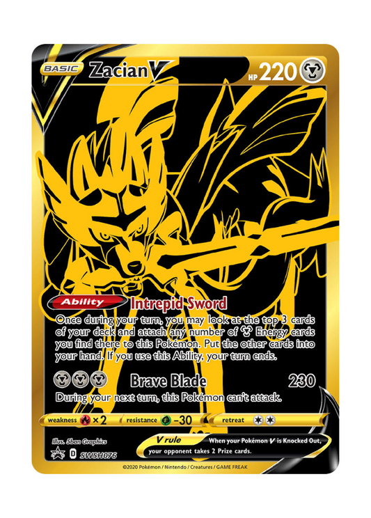 Sword & Shield Promos: Zacian V - SWSH076