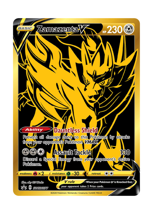Sword & Shield Promos: Zamazenta V - SWSH077