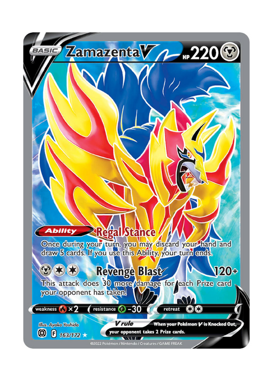 Brilliant Stars: Zamazenta V Full Art - 163/172