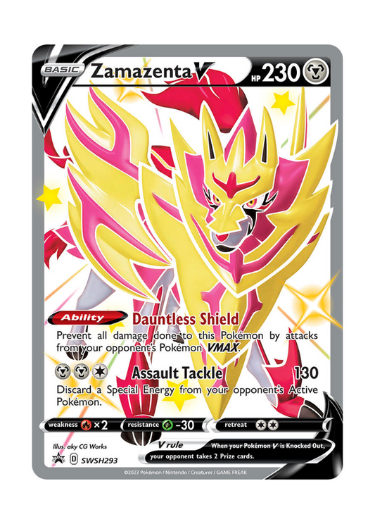 Sword & Shield Promos: Zamazenta V - SWSH293