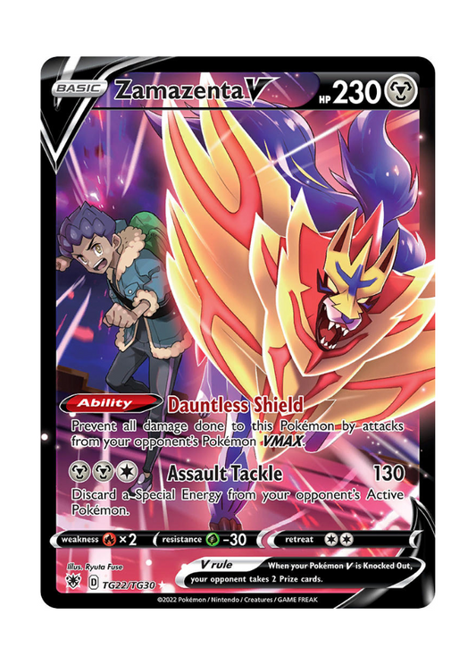 Astral Radiance: Zamazenta V Trainer Gallery - TG22/TG30