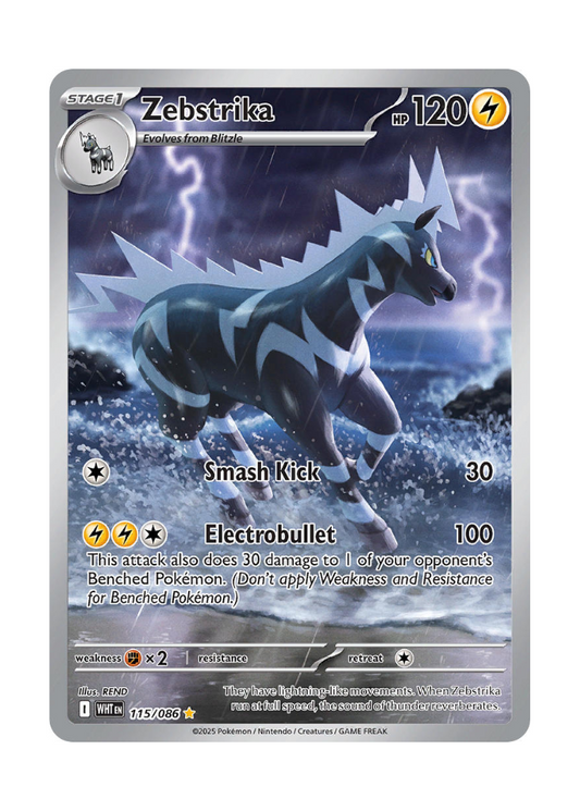 White Flare: Zebstrika Illustration Rare - 115/086