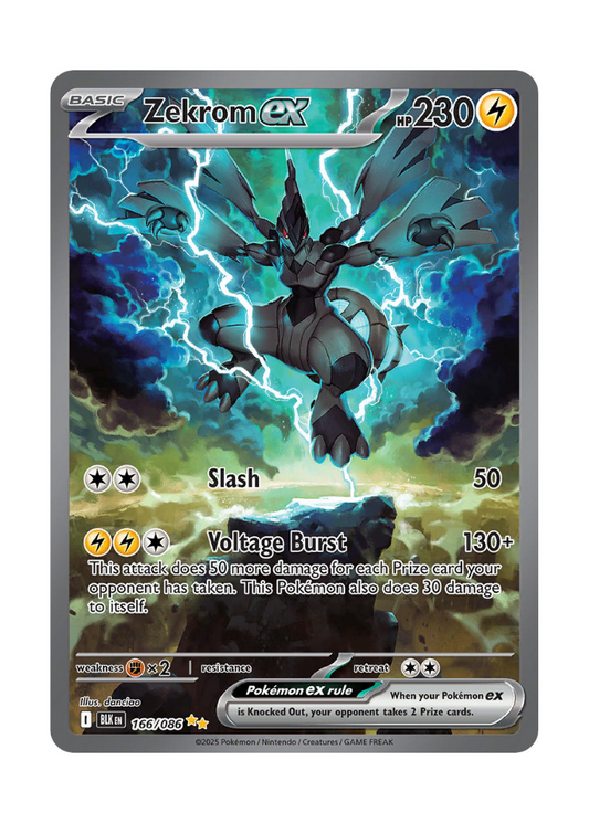 Black Bolt: Zekrom ex Special Illustration Rare - 166/086